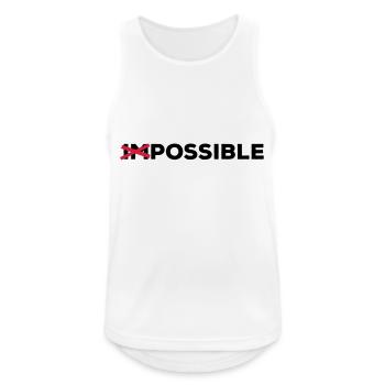 Possible possible feasible solution - Men's Breathable Tank Top - white - Front - Nick (188cm)