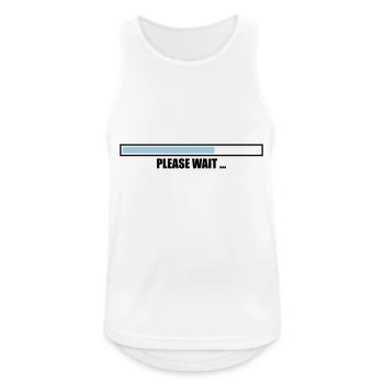 bars please download far loading load bar - Men's Breathable Tank Top - white - Front - Nick (188cm)