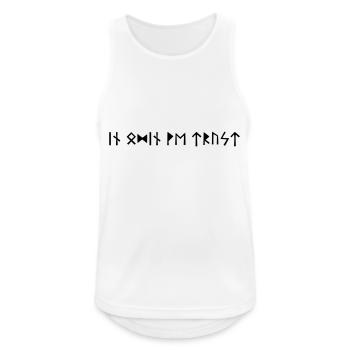 In Odin We Trust - Men's Breathable Tank Top - white - Front - Nick (188cm)