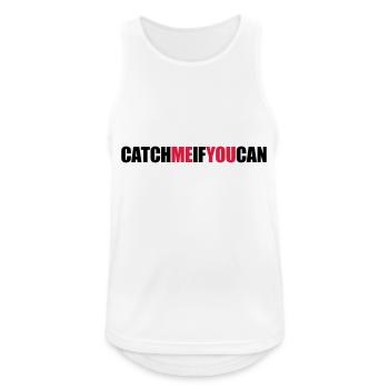 Fast Catch Me - Men's Breathable Tank Top - white - Front - Nick (188cm)