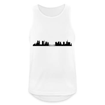 Frankfurt - Men's Breathable Tank Top - white - Front - Nick (188cm)