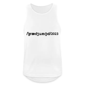 Graduation 2023 - Men's Breathable Tank Top - white - Front - Nick (188cm)