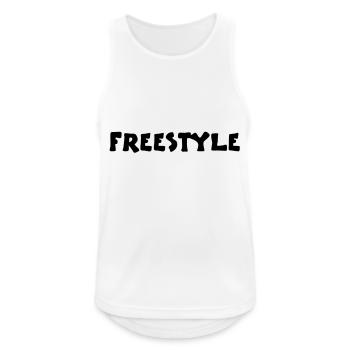 freestyle2_vec_1 - Men's Breathable Tank Top - white - Front - Nick (188cm)