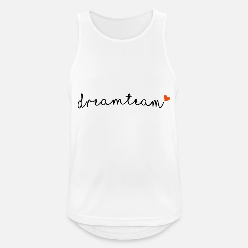 dream team - Men's Breathable Tank Top - white