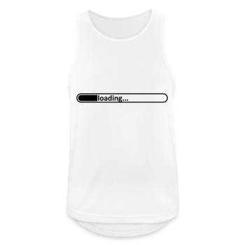 Loading bar / / loading / / / / Load loads / / - Men's Breathable Tank Top - white - Front - Nick (188cm)