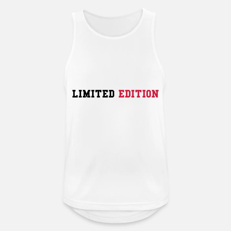Limited Edition - Männer Tank Top atmungsaktiv - Weiß