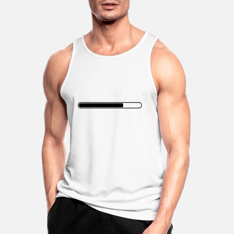 Loading bar status bar progress Men's Breathable Tank Top
