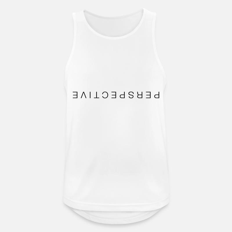 Perspective - Men's Breathable Tank Top - white