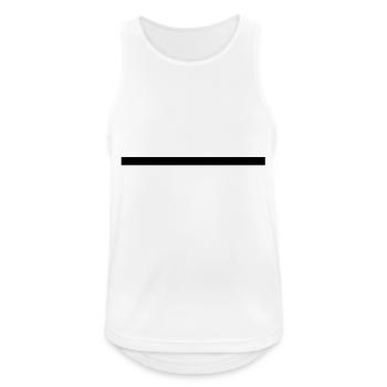 Thick line - Men's Breathable Tank Top - white - Front - Nick (188cm)