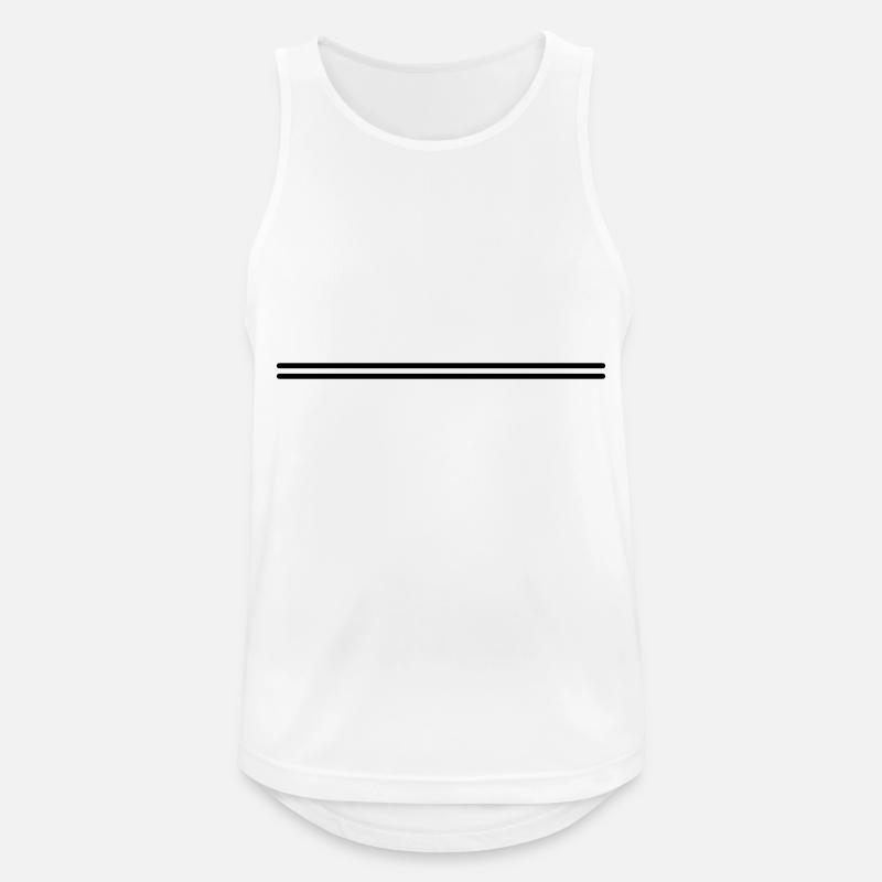 Double course - Débardeur respirant Homme - blanc