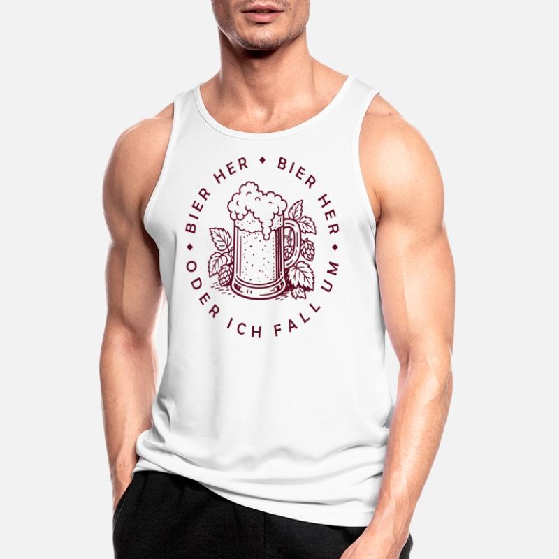 Bees here - Oder ich fall um! Men's Breathable Tank Top
