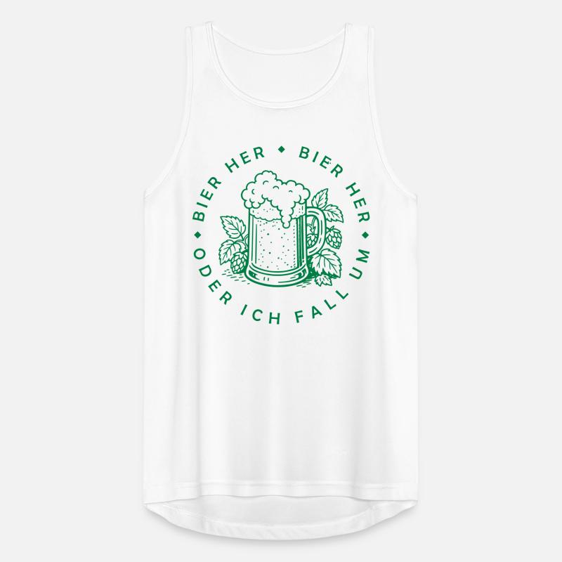 Bienen hier - Oder ich fall um! Männer Tank Top atmungsaktiv