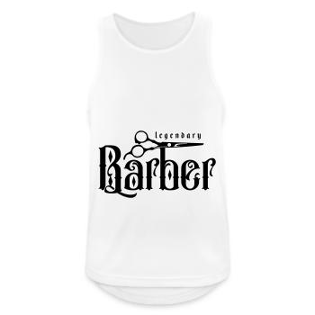 legendary barber - Men's Breathable Tank Top - white - Front - Nick (188cm)