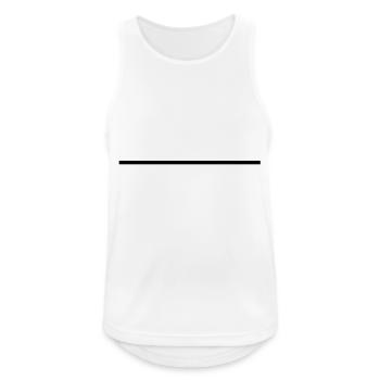 Line normal - Men's Breathable Tank Top - white - Front - Nick (188cm)
