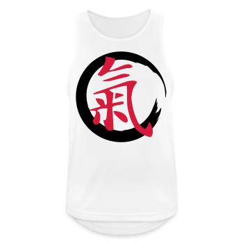 Qigong painted sign - Männer Tank Top atmungsaktiv - Weiß - Vorne - Nick (188cm)