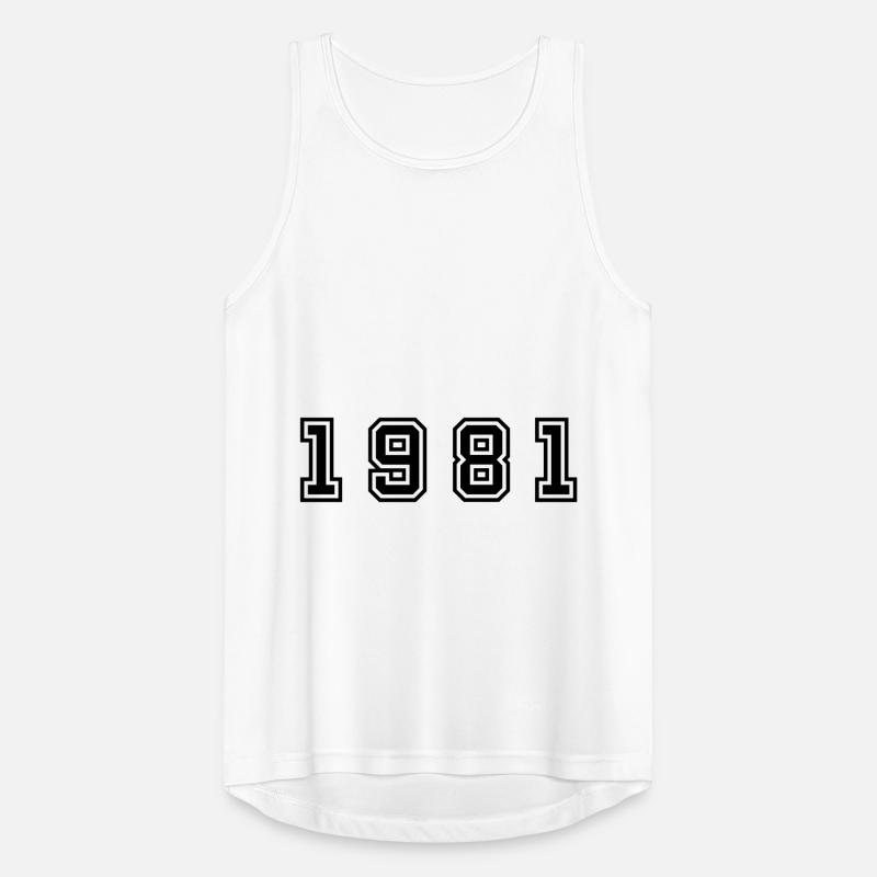 Numéro de l’année 1981 Débardeur respirant Homme