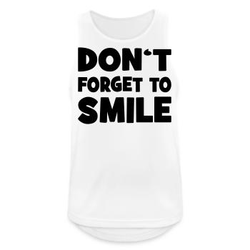 smile - Men's Breathable Tank Top - white - Front - Nick (188cm)