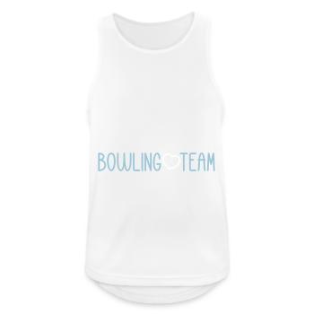 Équipe de bowling - Débardeur respirant Homme - blanc - Devant - Nick (188cm)