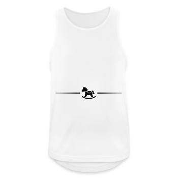 Shovel horse line Symbol - Men's Breathable Tank Top - white - Front - Nick (188cm)