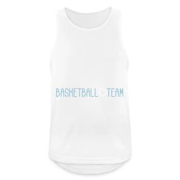 Équipe de basket-ball - Débardeur respirant Homme - blanc - Devant - Nick (188cm)