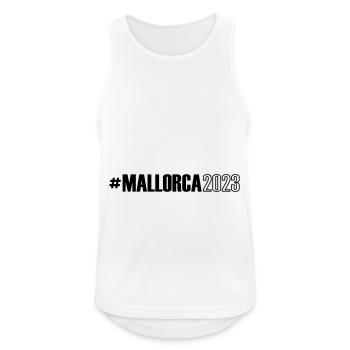 Mallorca 2023 - Men's Breathable Tank Top - white - Front - Nick (188cm)