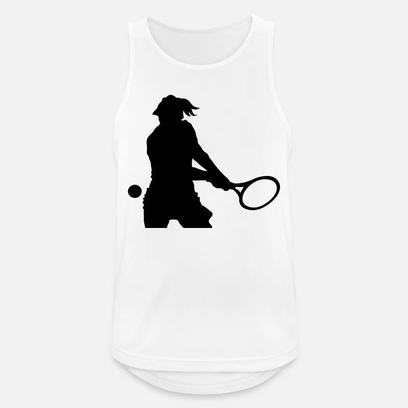 Tennis - Men's Breathable Tank Top - white