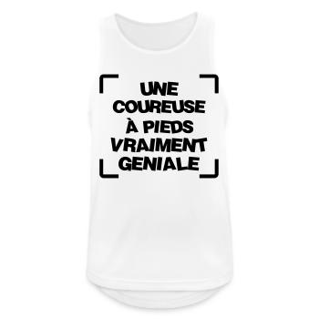 Course à pied / Coureur / Jogging / Running / Run - Débardeur respirant Homme - blanc - Devant - Nick (188cm)