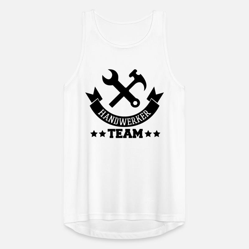 handwerker_team Männer Tank Top atmungsaktiv