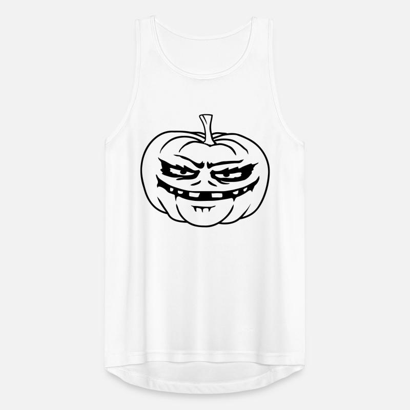 Monster Pumpkin Comic Halloween Men's Breathable Tank Top