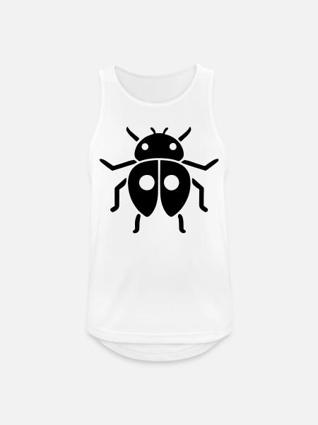 Ladybug - Men's Breathable Tank Top - white