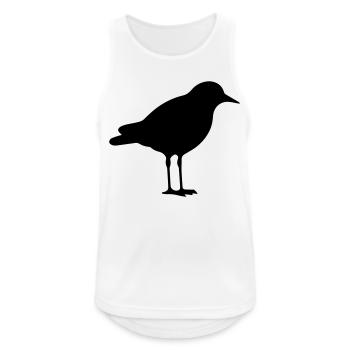 Vogel - Männer Tank Top atmungsaktiv - Weiß - Vorne - Nick (188cm)