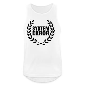 System failure - Men's Breathable Tank Top - white - Front - Nick (188cm)