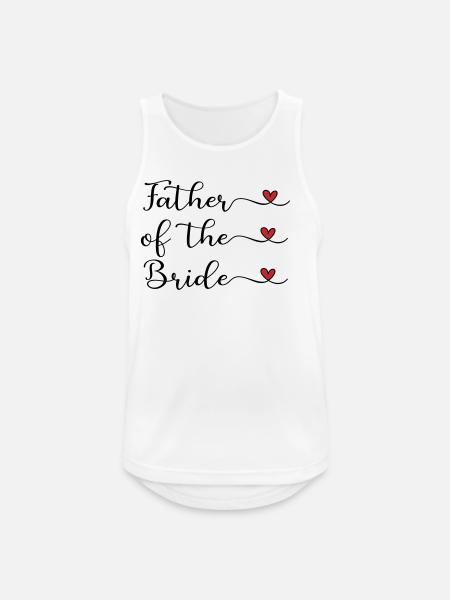 Father of the Bride - Men's Breathable Tank Top - white