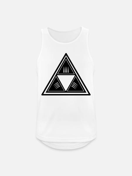 triforce - Men's Breathable Tank Top - white
