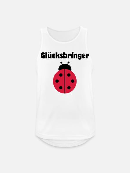 Marienkäfer - Männer Tank Top atmungsaktiv - Weiß