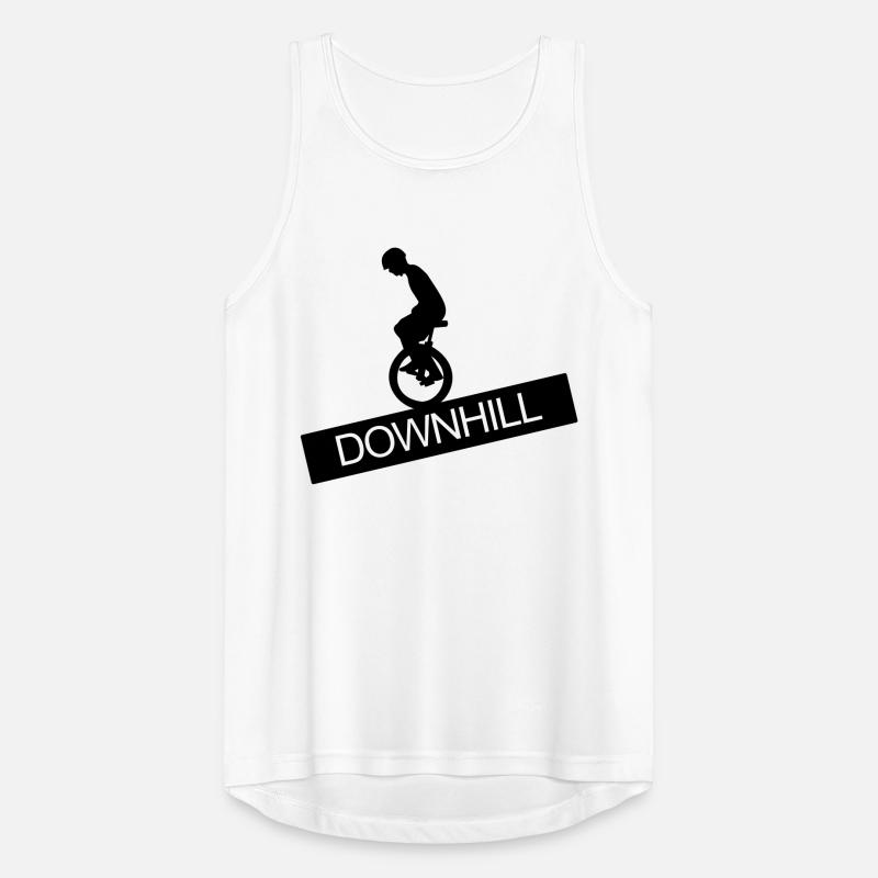 Monocycle, Downhill, A, roue,cavalier de monocycle Débardeur respirant Homme