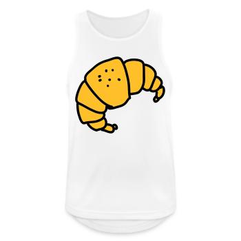 Horn - Männer Tank Top atmungsaktiv - Weiß - Vorne - Nick (188cm)