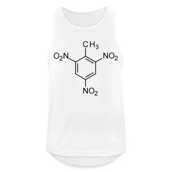 TNT Molecule - Men's Breathable Tank Top - white - Front - Nick (188cm)