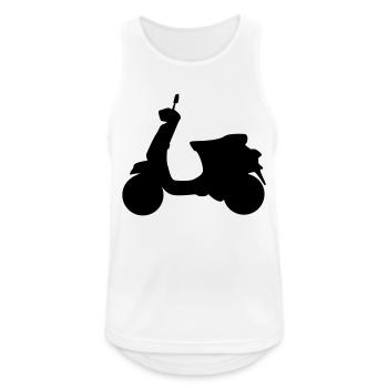 Scooters - Men's Breathable Tank Top - white - Front - Nick (188cm)