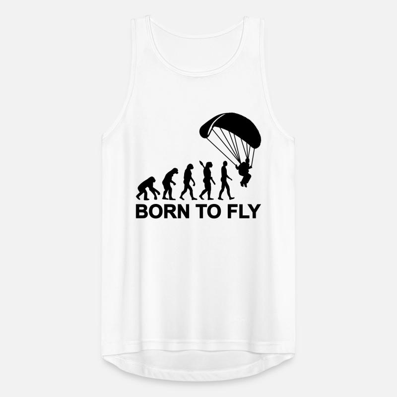Evolution Parachute jumping Men's Breathable Tank Top
