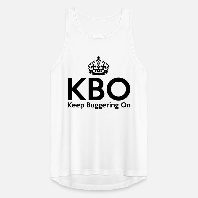 KBO - Keep Buggering on Männer Tank Top atmungsaktiv