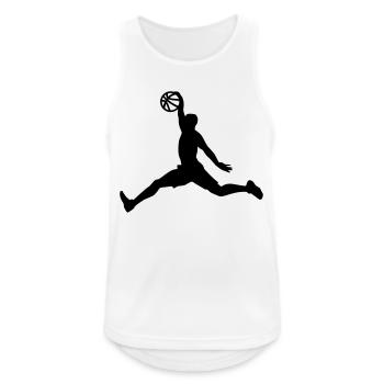 Basketball - Débardeur respirant Homme - blanc - Devant - Nick (188cm)