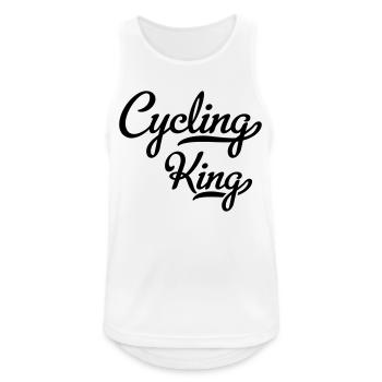 Radsport - Männer Tank Top atmungsaktiv - Weiß - Vorne - Nick (188cm)