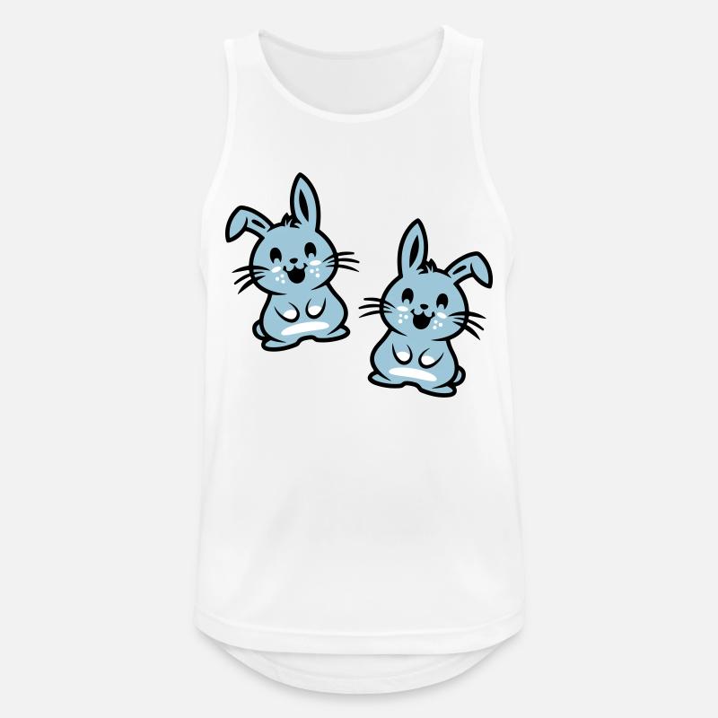 Easter Bunny Easter - Men's Breathable Tank Top - white