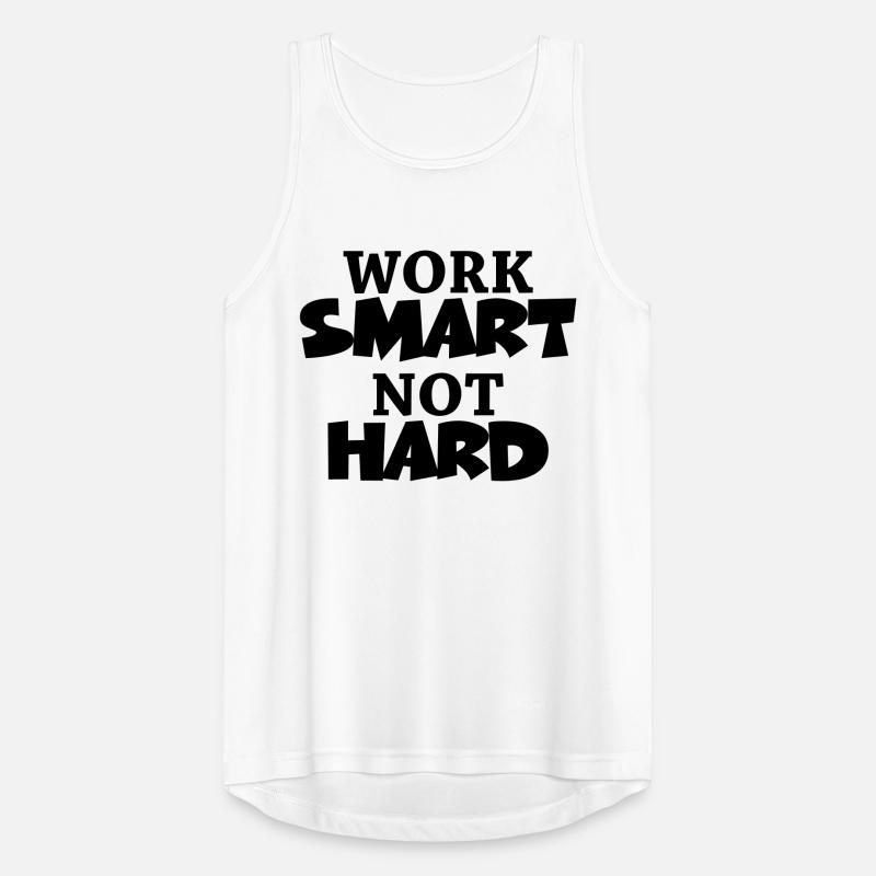 Work smart, not hard Männer Tank Top atmungsaktiv