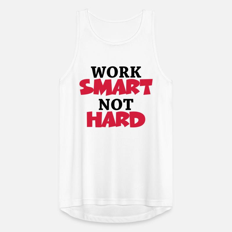 Work smart, not hard Männer Tank Top atmungsaktiv