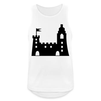 castle - Men's Breathable Tank Top - white - Front - Nick (188cm)