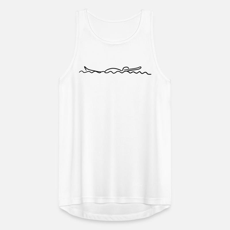 Back float Men's Breathable Tank Top