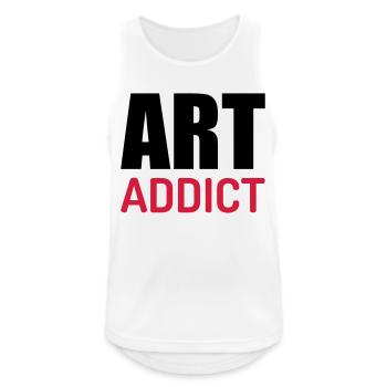 Artist / Art / Künstler / Artiste / Music / Kunst - Men's Breathable Tank Top - white - Front - Nick (188cm)