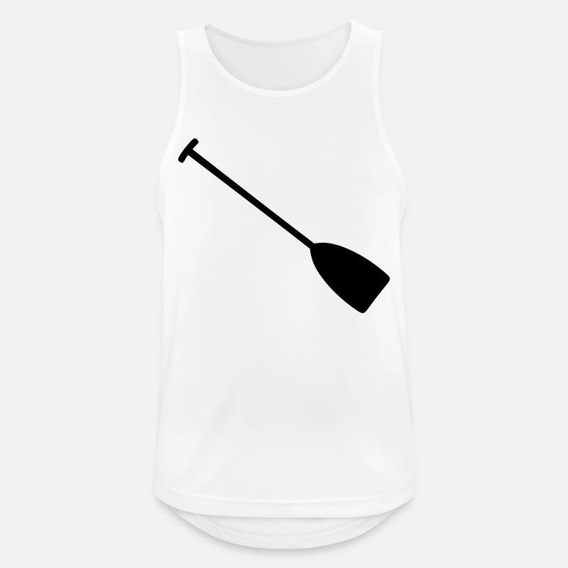 Paddeln - Männer Tank Top atmungsaktiv - Weiß